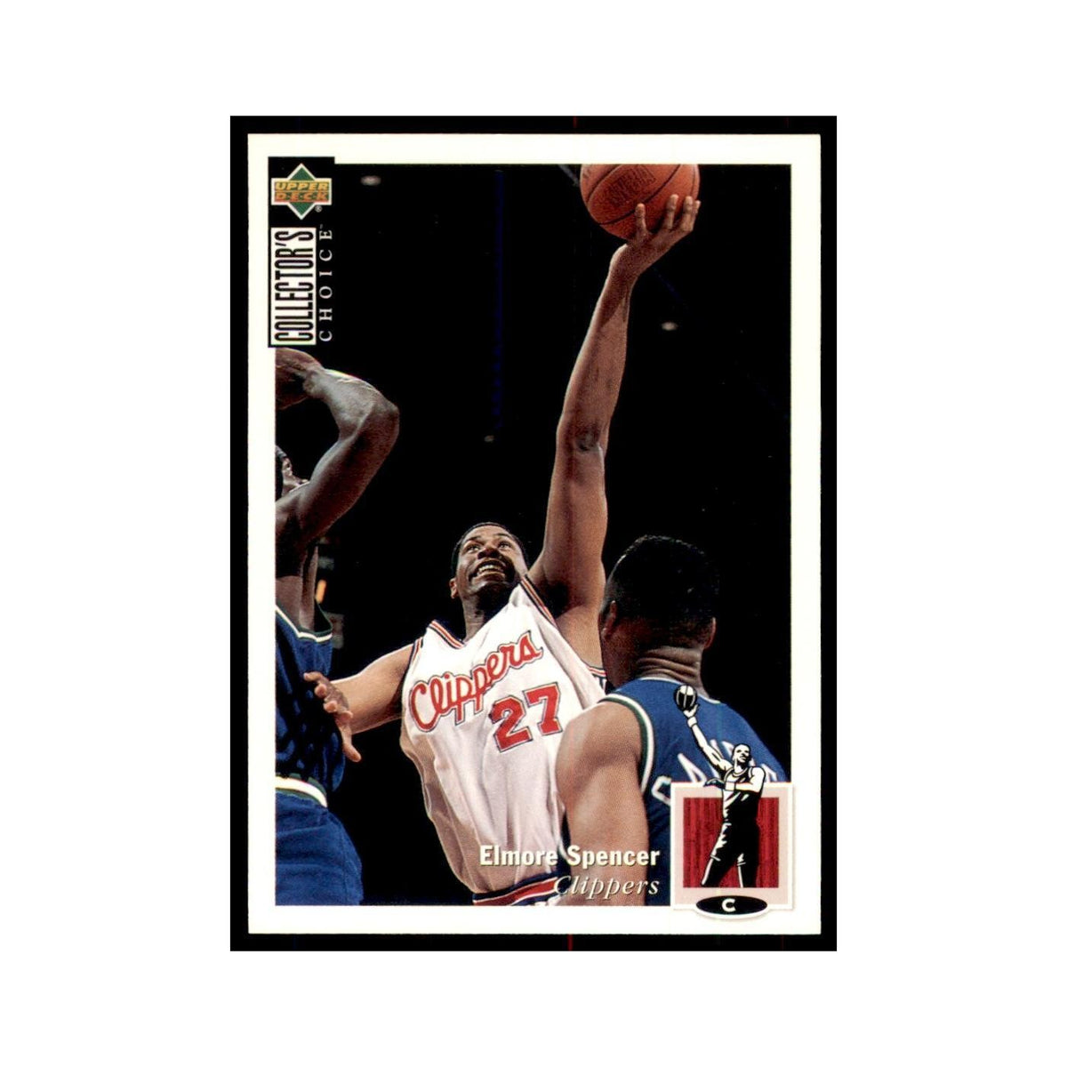 1994 Upper Deck Collector's Choice Elmore Spencer Clippers #27