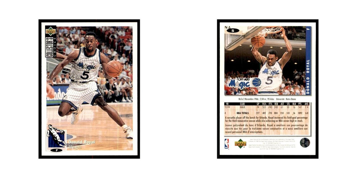 1994 Upper Deck Collector's Choice Donald Royal Magic #5