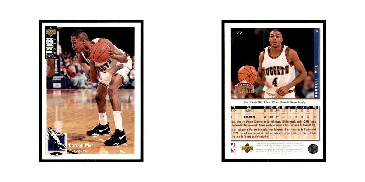 1994 Upper Deck Collector's Choice Darnell Mee Nuggets #77