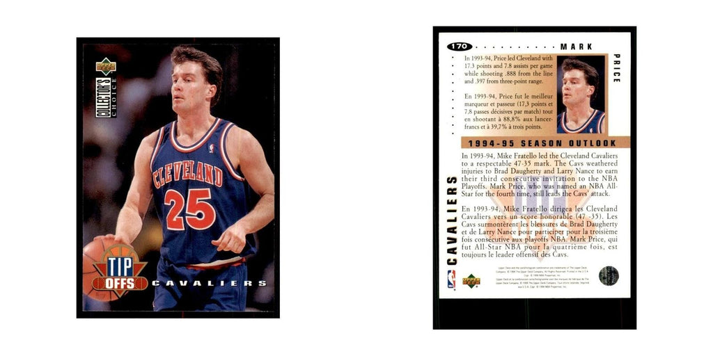 1994 Upper Deck Collector's Choice Mark Price Cavaliers #170