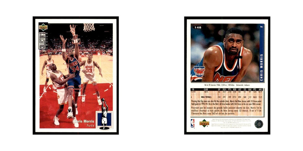 1994 Upper Deck Collector's Choice Chris Morris Nets #148