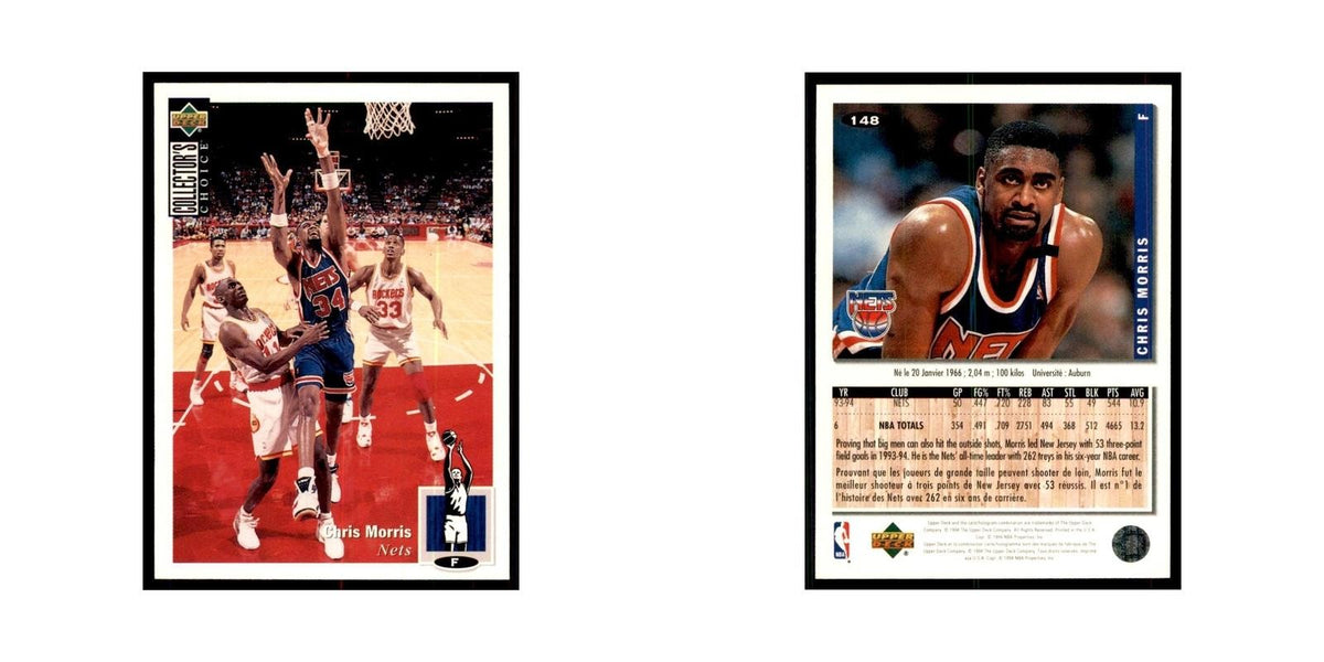 1994 Upper Deck Collector's Choice Chris Morris Nets #148