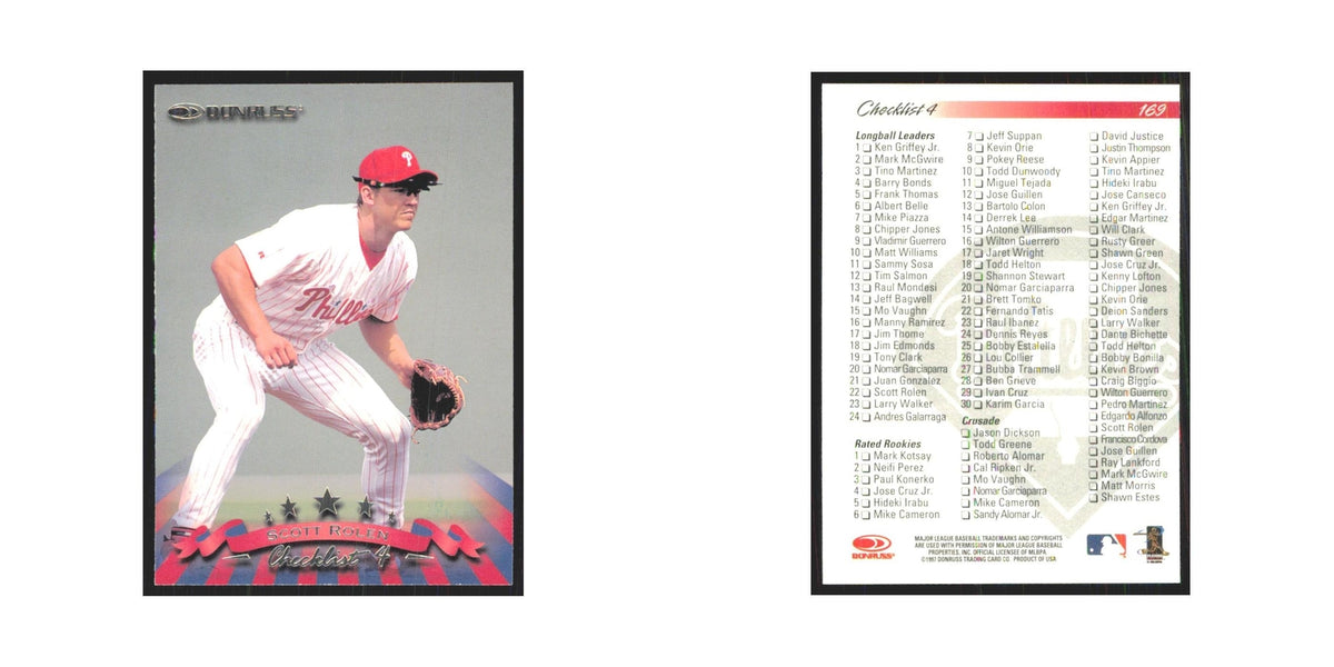 1997 Donruss Scott Rolen Phillies #169