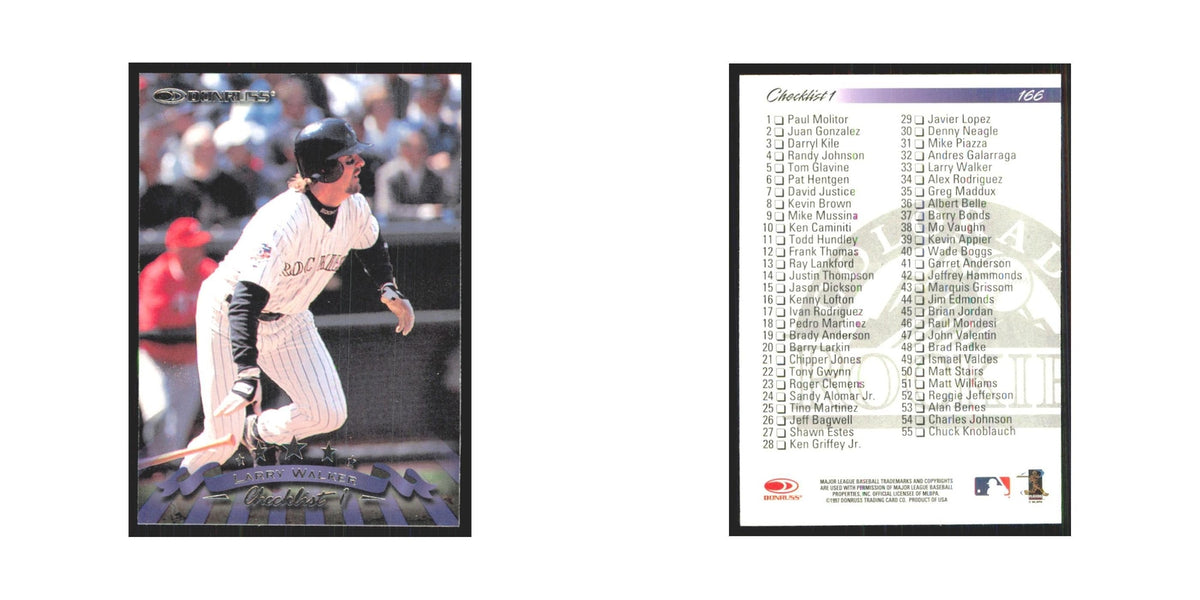 1997 Donruss Larry Walker Rockies #166