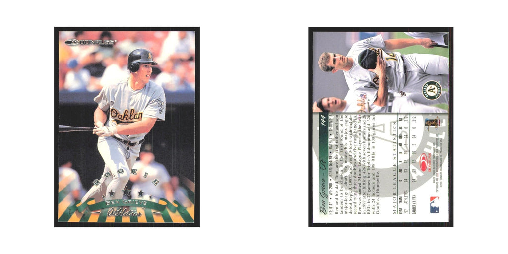 1997 Donruss Ben Grieve Athletics #144