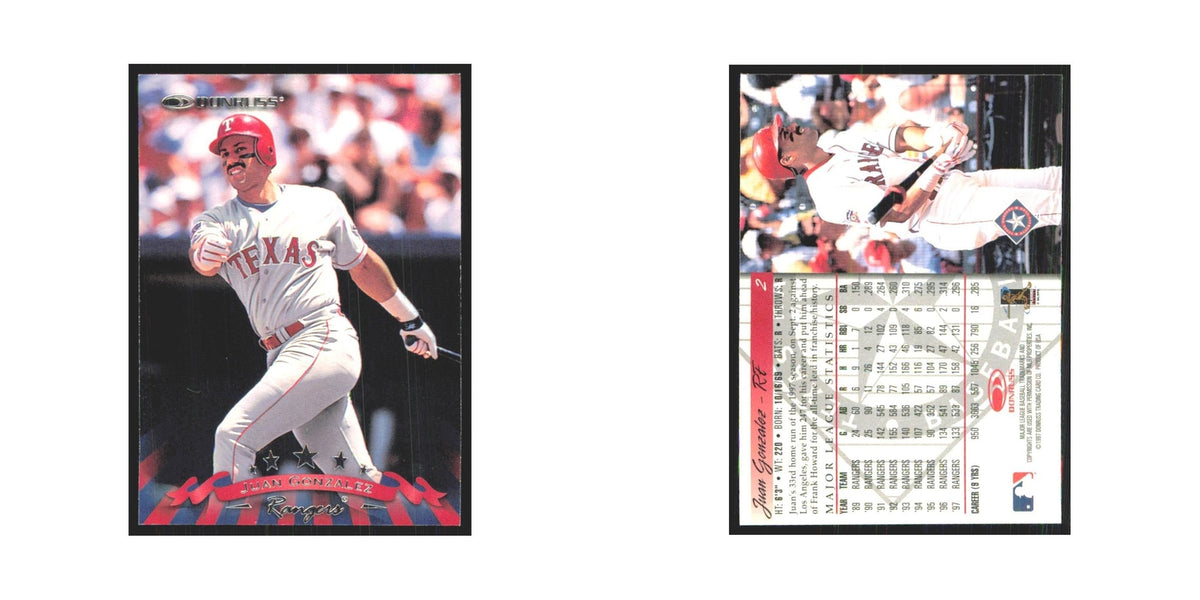 1997 Donruss Juan Gonzalez Rangers #2