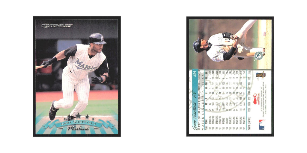 1997 Donruss Gary Sheffield Florida Marlins #138