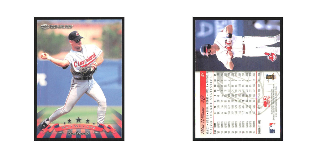 1997 Donruss Matt Williams Indians #51