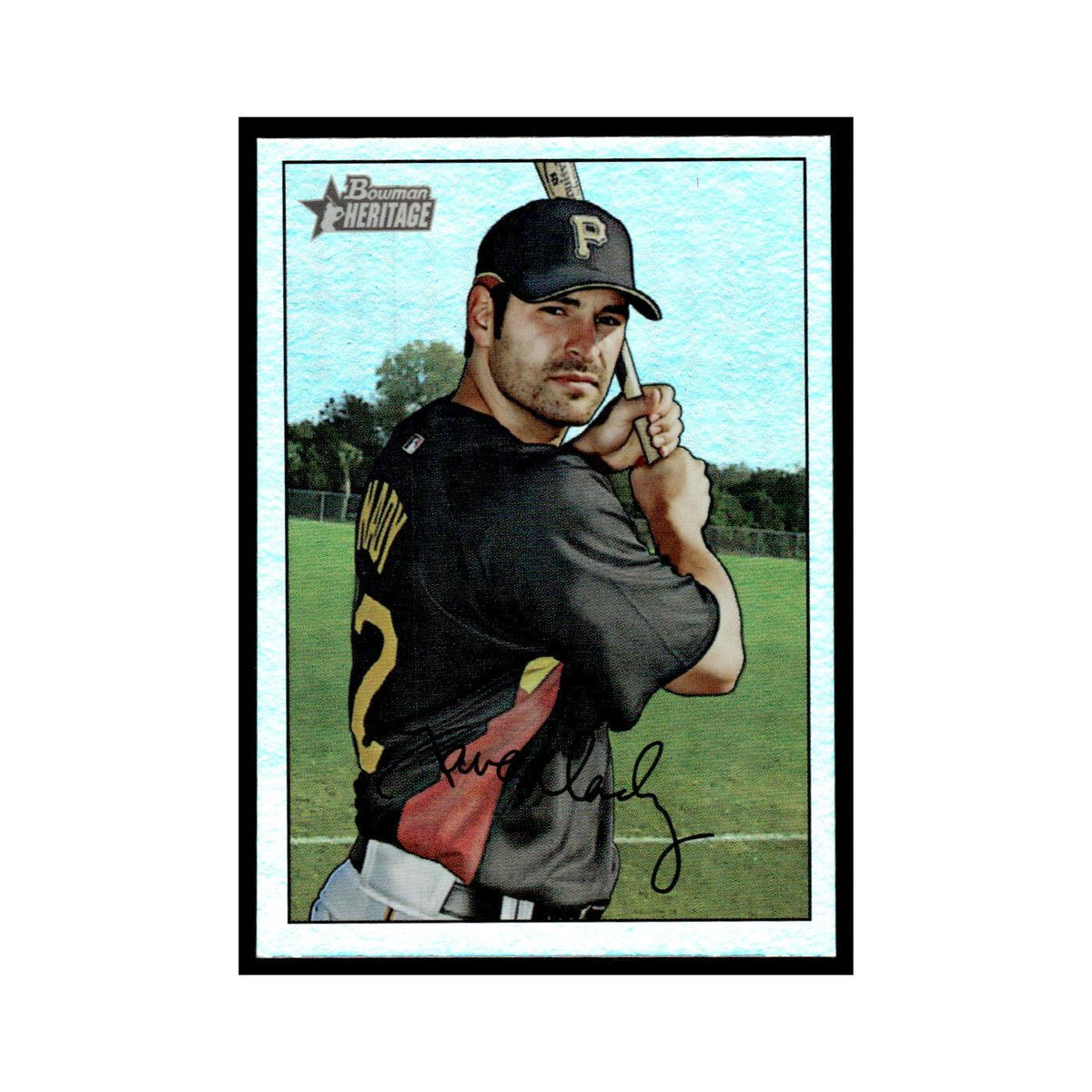 Xavier Nady 2007 Bowman Heritage Foil #173 Pittsburgh Pirates Baseball Card NM