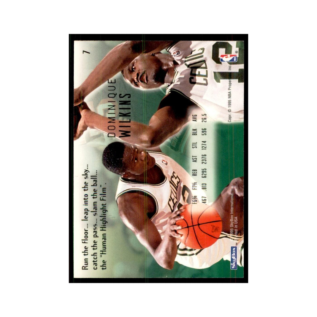 1994 SkyBox E-Motion Dominique Wilkins Celtics #7