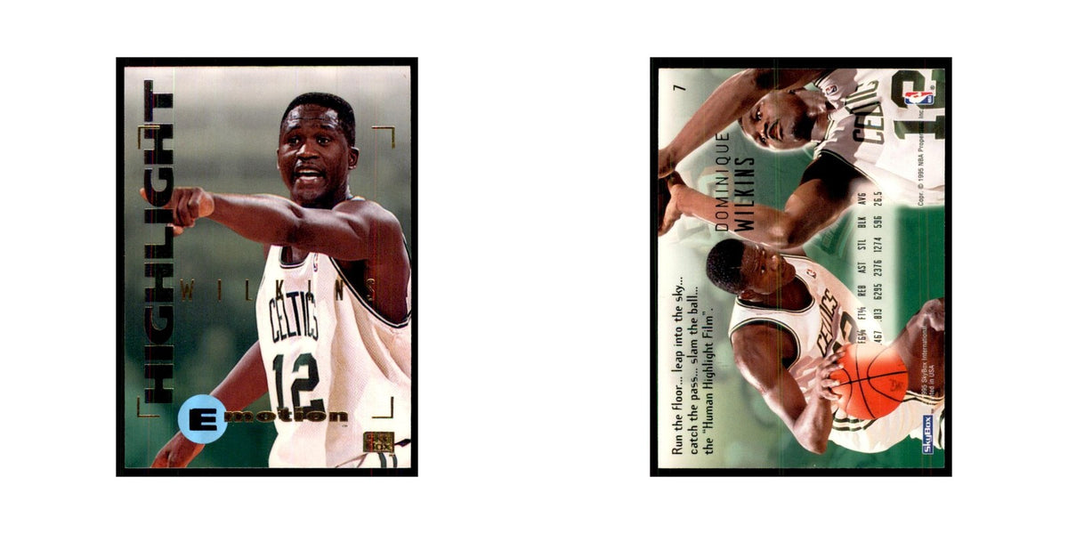 1994 SkyBox E-Motion Dominique Wilkins Celtics #7