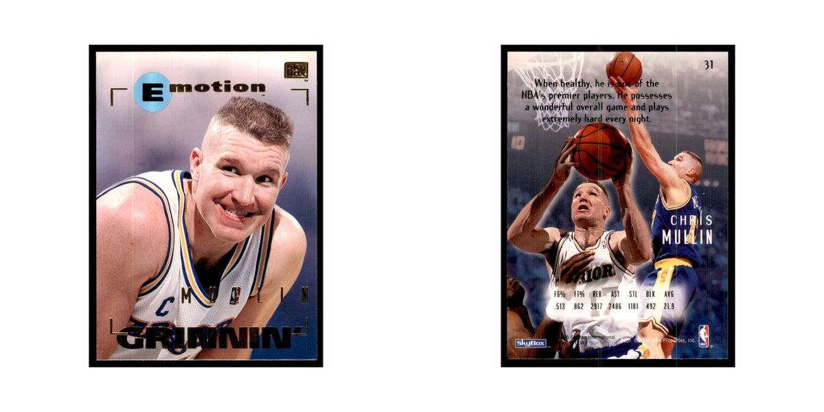 1994 SkyBox E-Motion Chris Mullin Golden State Warriors #31