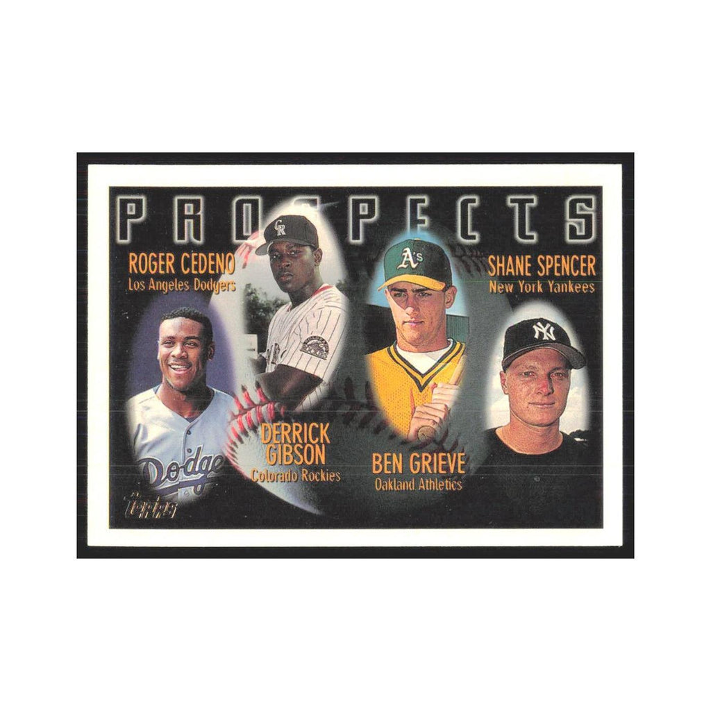 1996 Roger Cedeno/Derrick Gibson/Ben Grieve/Shane Spencer Los Angeles Dodgers/Co