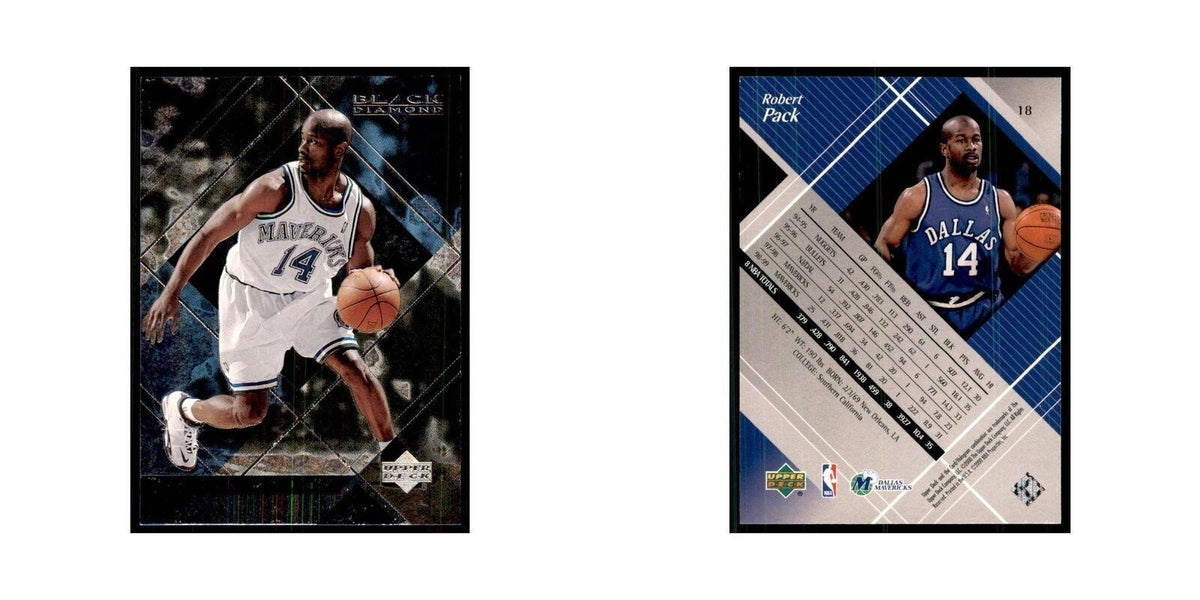 1999 Upper Deck Black Diamond Robert Pack Mavericks #18