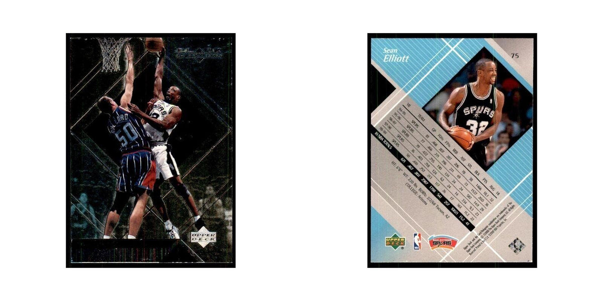 1999 Upper Deck Black Diamond Sean Elliott Spurs #75