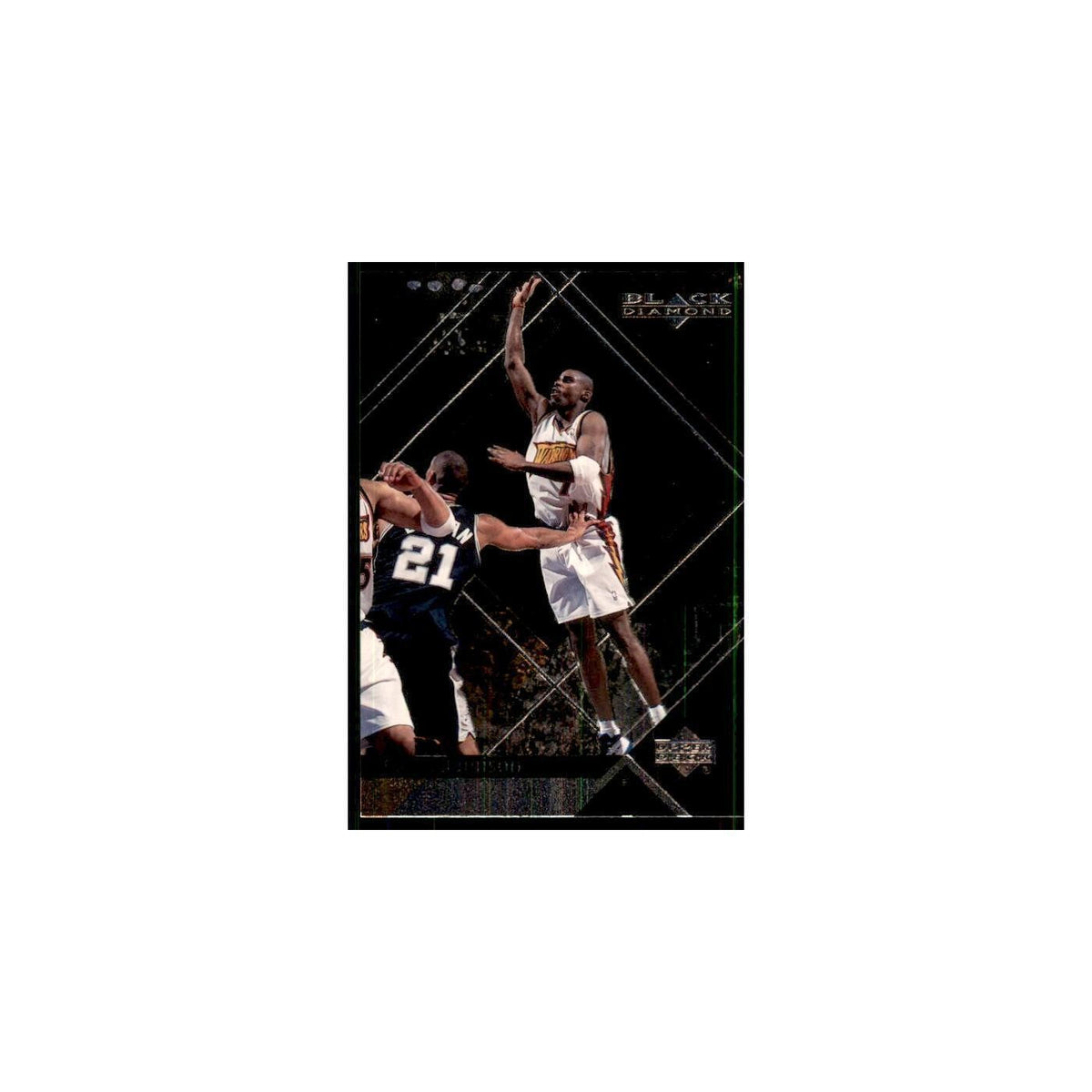 1999 Upper Deck Black Diamond Antawn Jamison Golden State Warriors #25