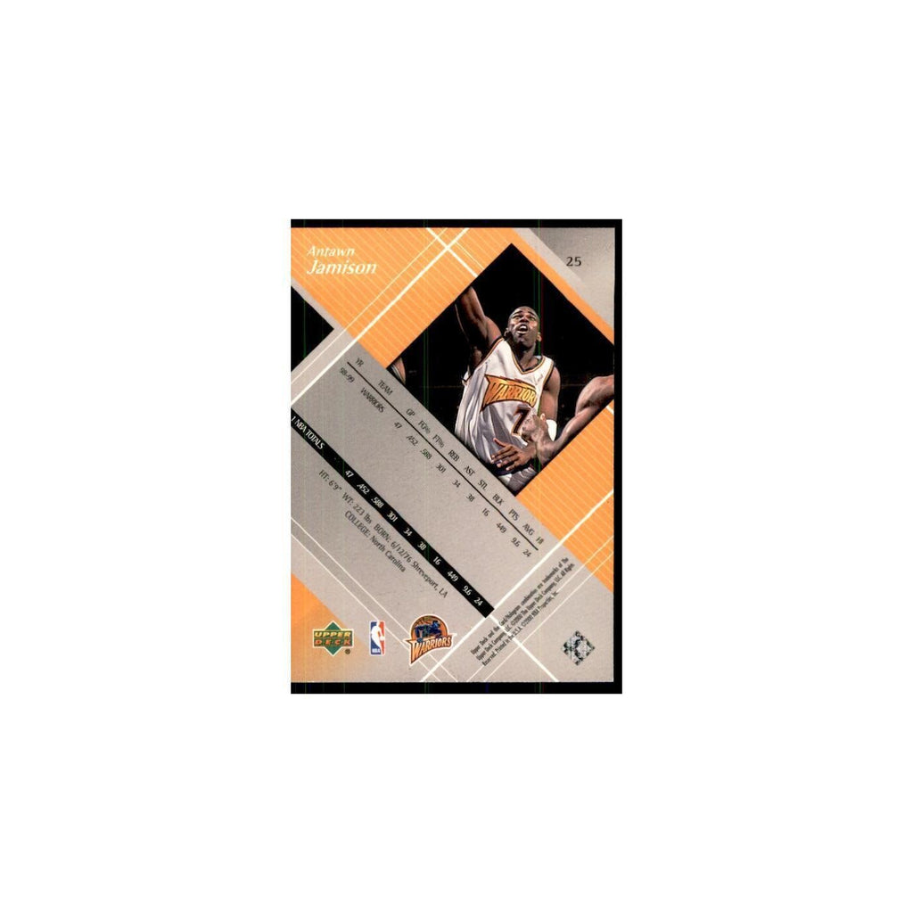 1999 Upper Deck Black Diamond Antawn Jamison Golden State Warriors #25