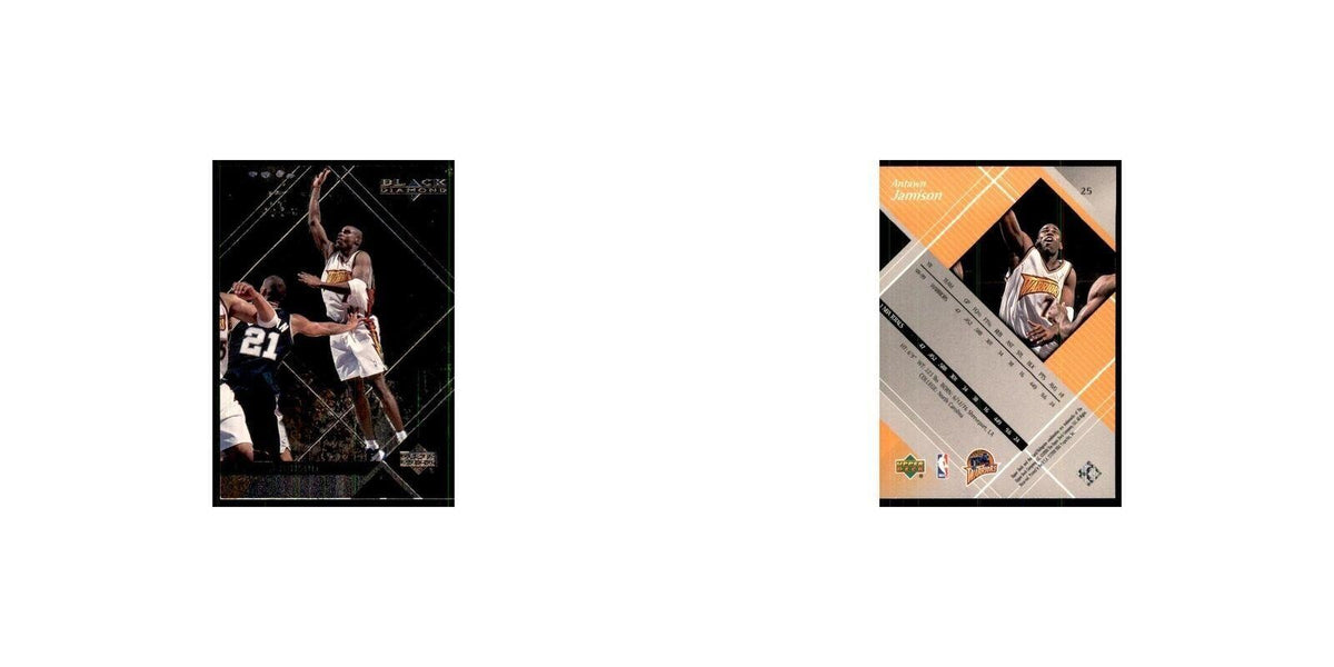 1999 Upper Deck Black Diamond Antawn Jamison Golden State Warriors #25