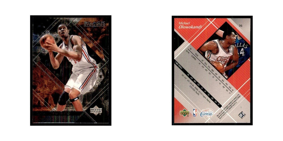 1999 Upper Deck Black Diamond Michael Olowokandi Clippers #36