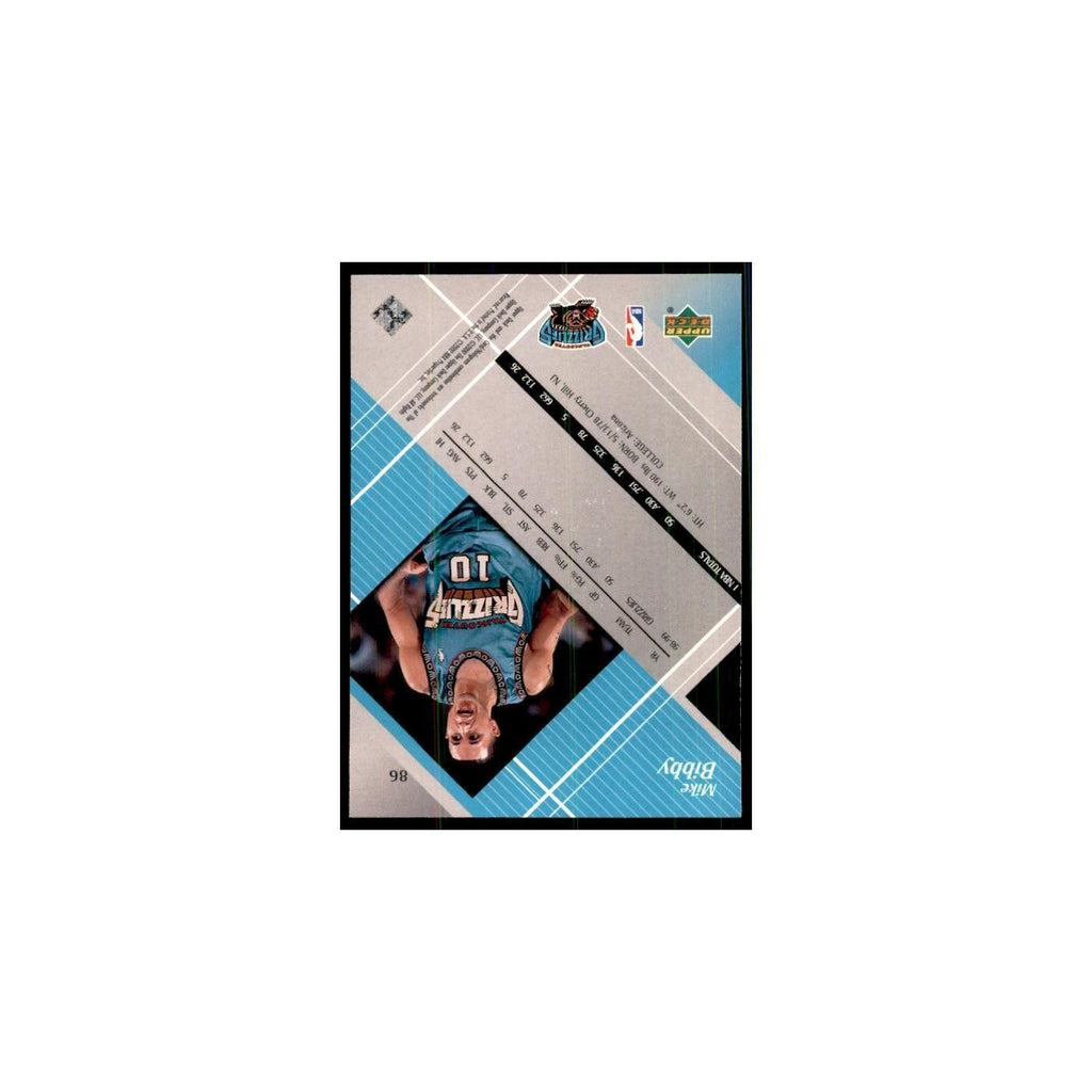 1999 Upper Deck Black Diamond Mike Bibby Vancouver Grizzlies #86