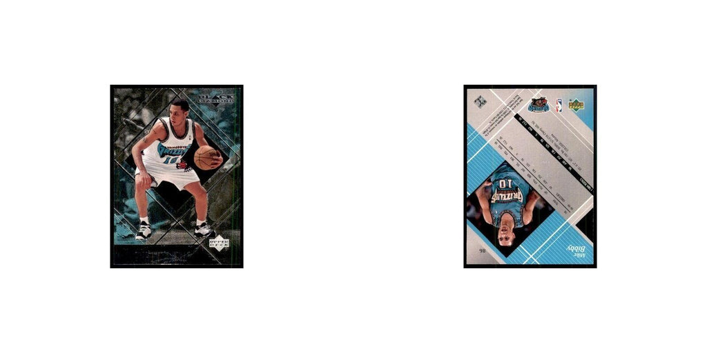 1999 Upper Deck Black Diamond Mike Bibby Vancouver Grizzlies #86