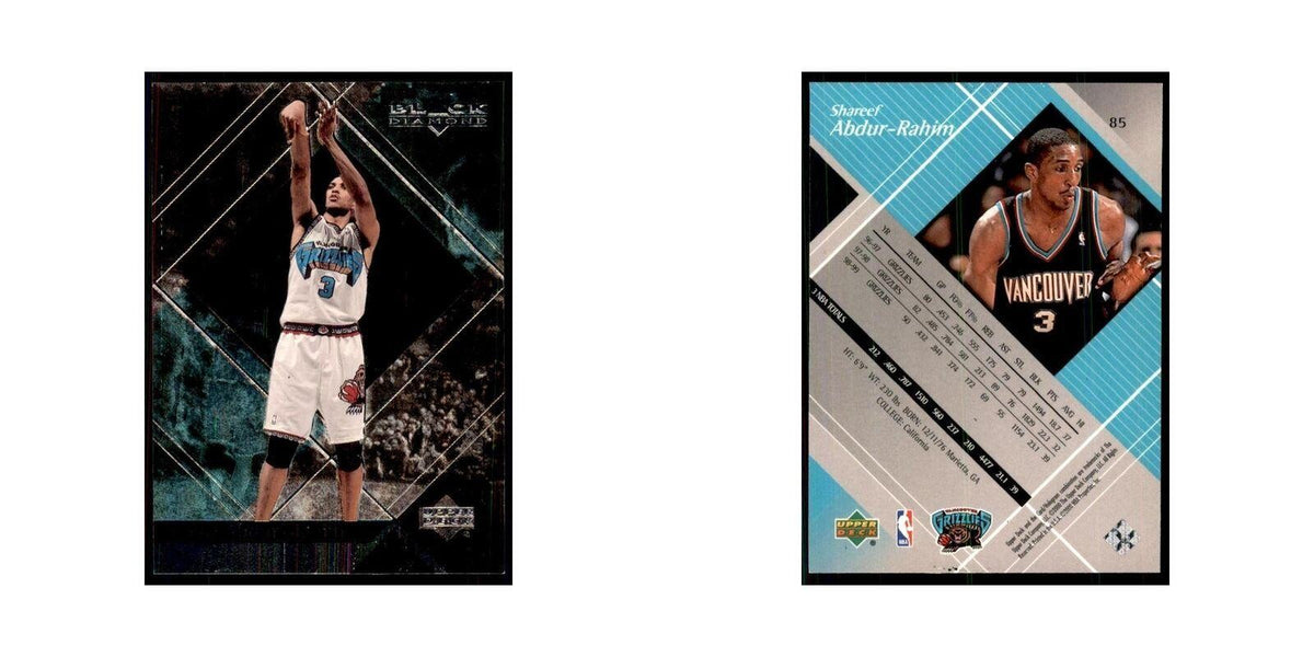 1999 Upper Deck Black Diamond Shareef Abdur-Rahim Vancouver Grizzlies #85
