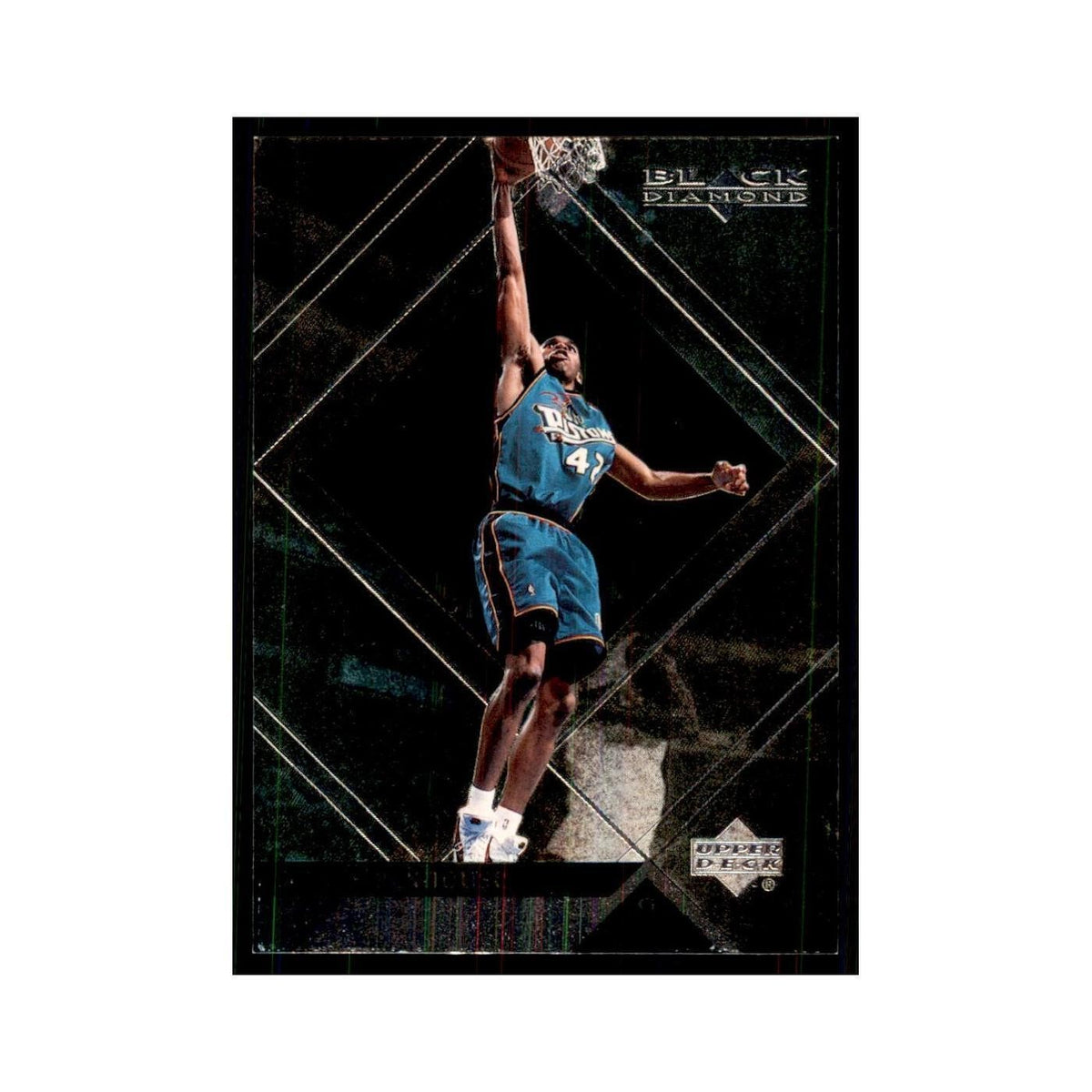 1999 Upper Deck Black Diamond Jerry Stackhouse Pistons #24