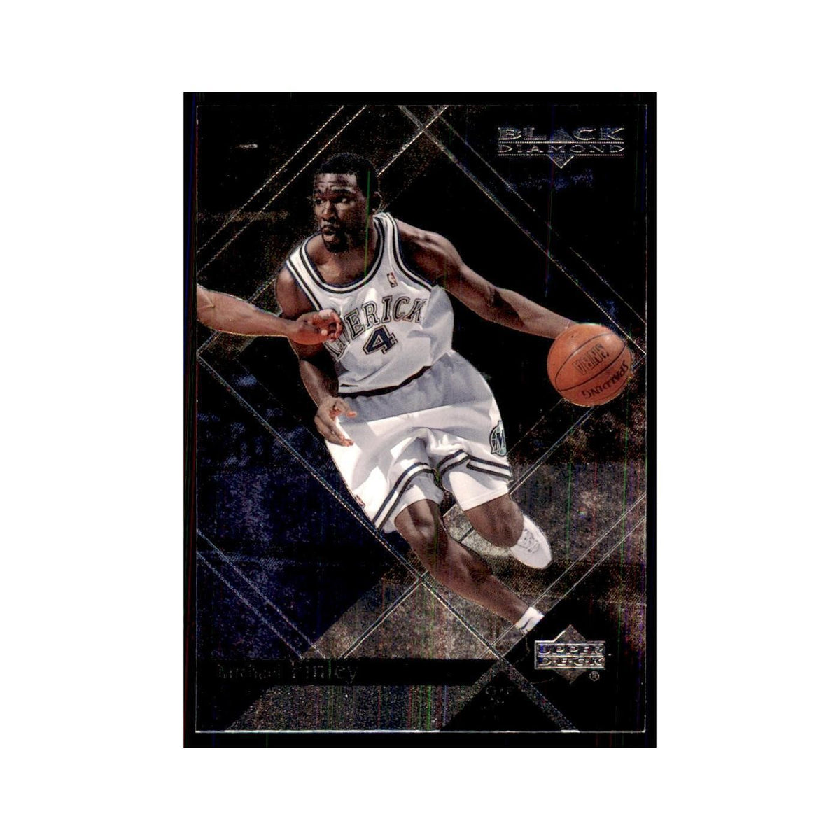 1999 Upper Deck Black Diamond Michael Finley Mavericks #16