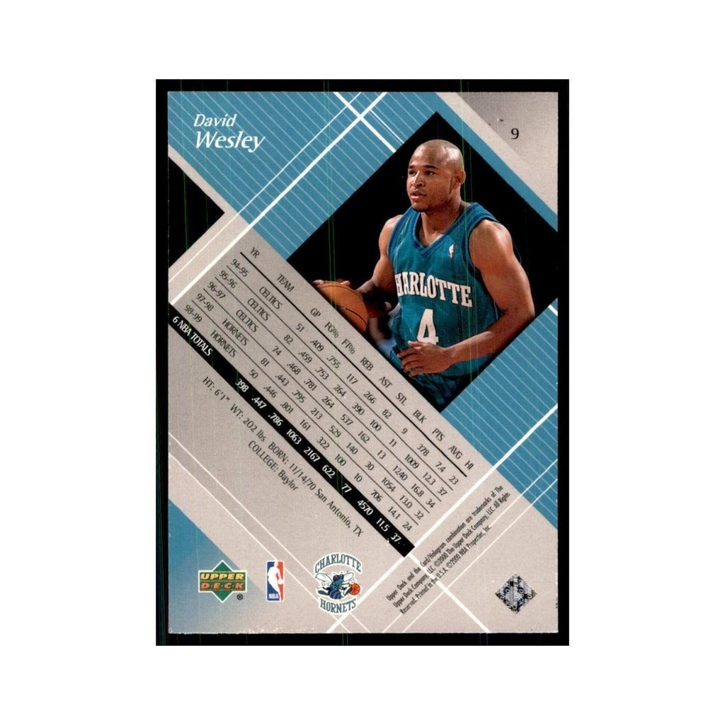 1999 Upper Deck Black Diamond David Wesley Hornets #9