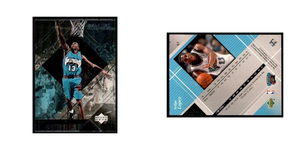 1999 Upper Deck Black Diamond Felipe Lopez Vancouver Grizzlies #87