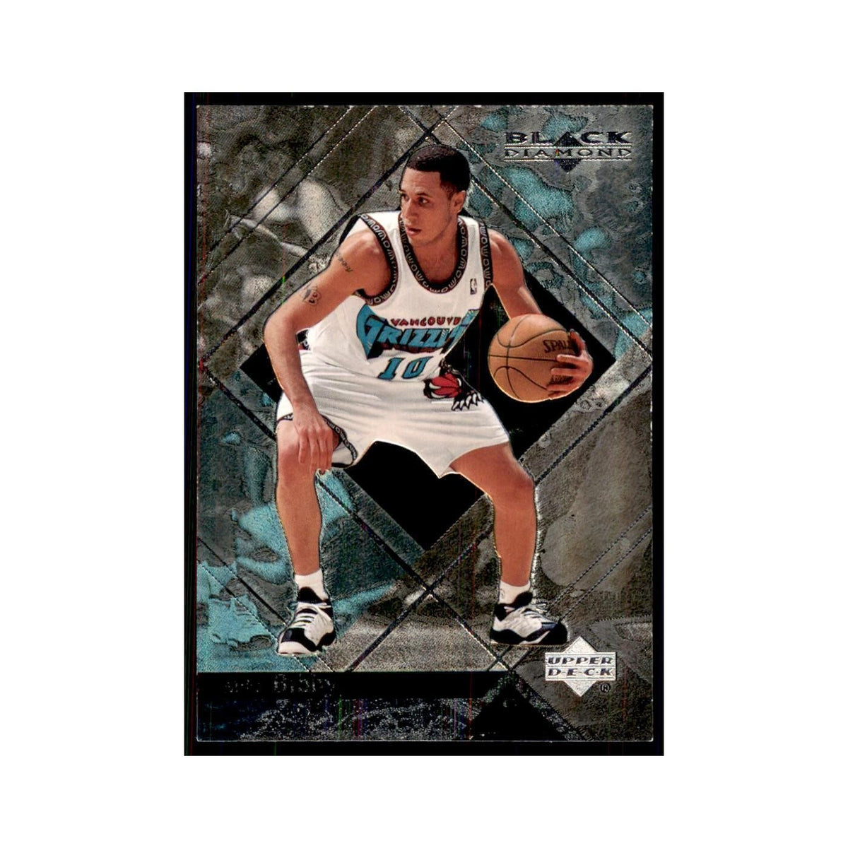 1999 Upper Deck Black Diamond Mike Bibby Vancouver Grizzlies #86