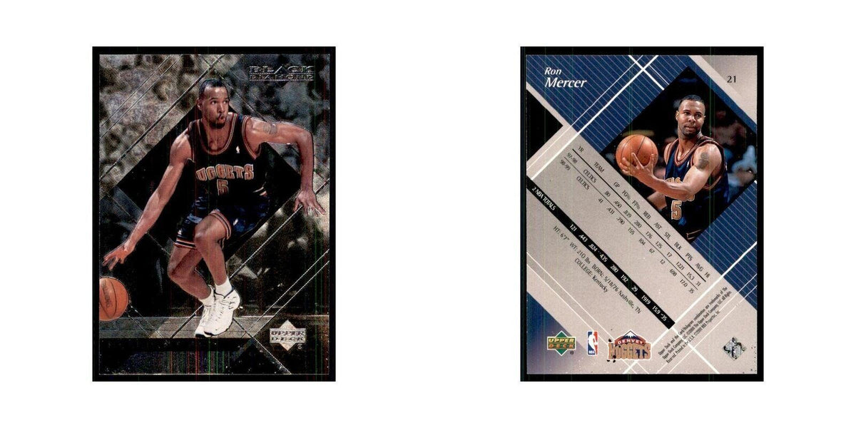 1999 Upper Deck Black Diamond Ron Mercer Nuggets #21