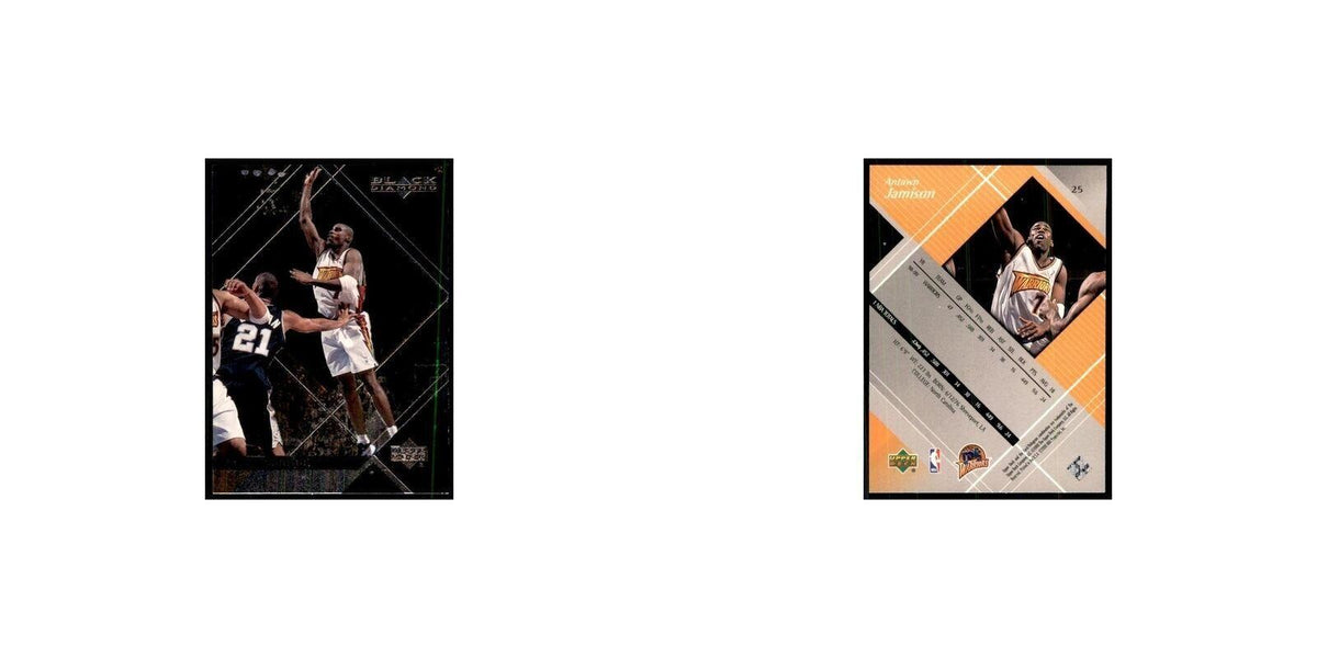 1999 Upper Deck Black Diamond Antawn Jamison Golden State Warriors #25
