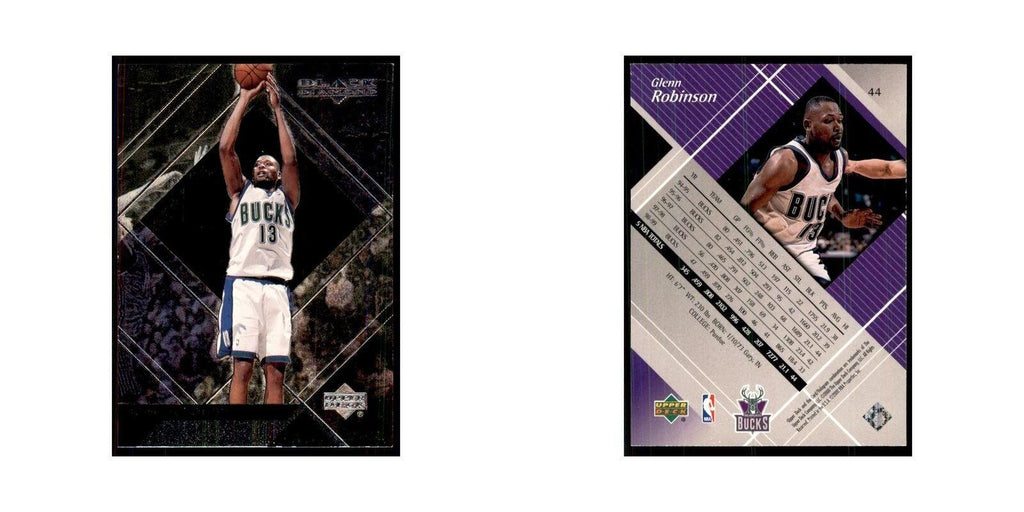 1999 Upper Deck Black Diamond Glenn Robinson Bucks #44