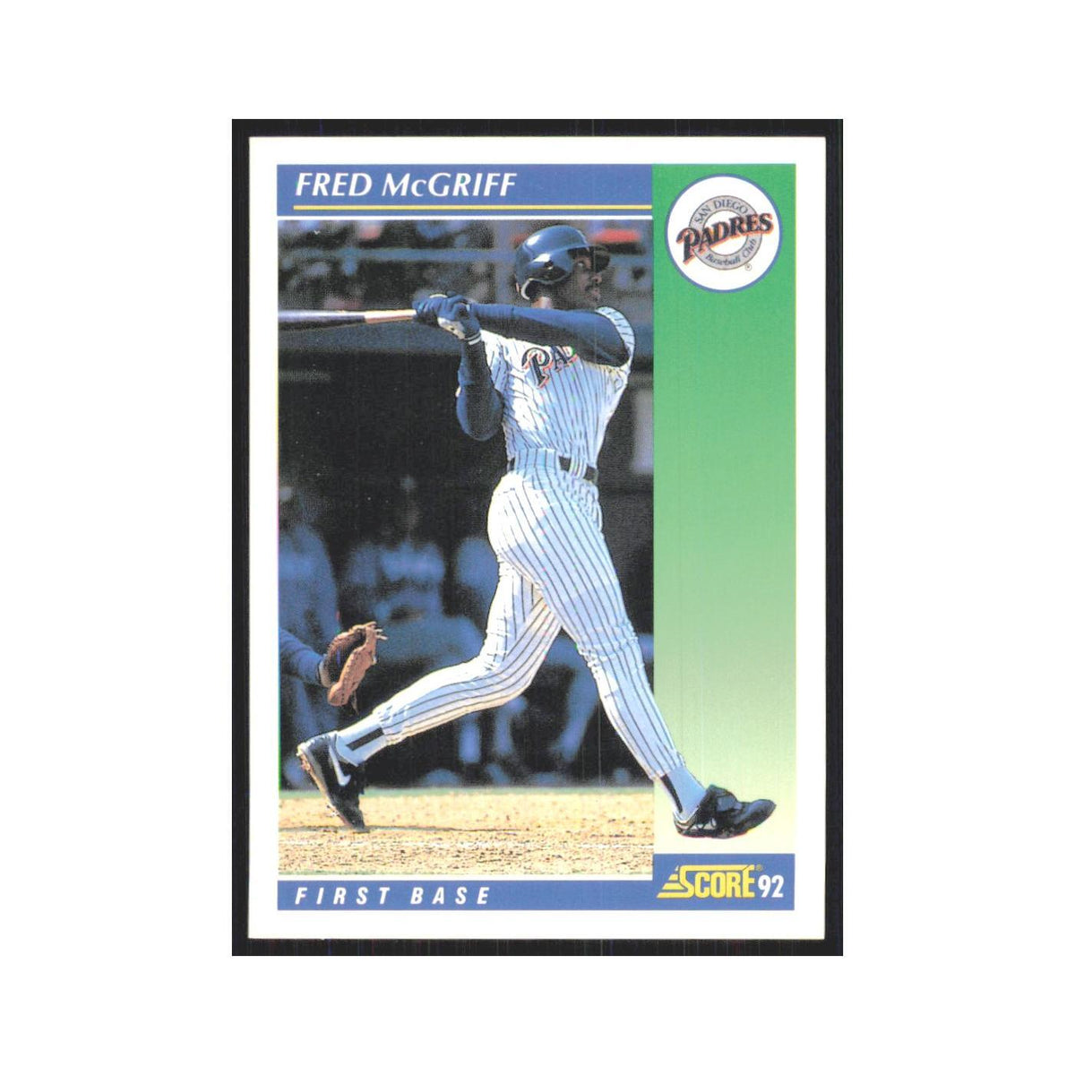 1992 Score Fred McGriff Padres #7