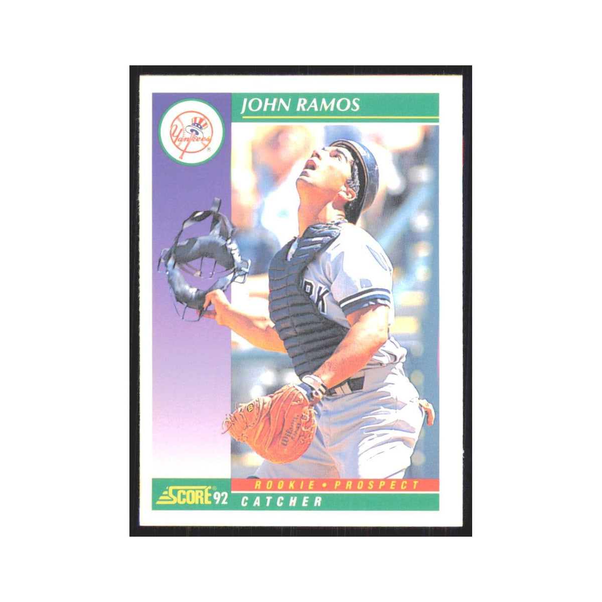 1992 Score John Ramos RC Yankees #818