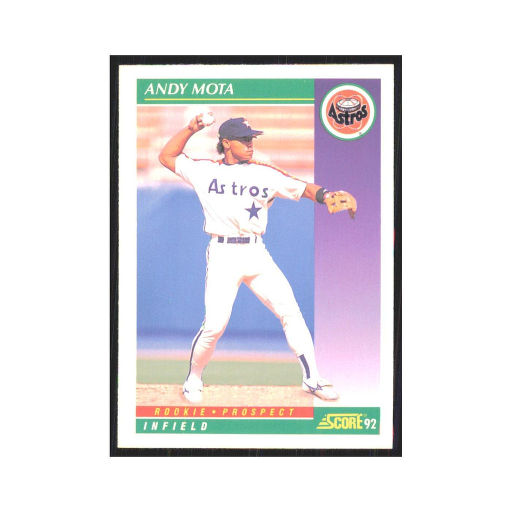 1992 Score Andy Mota RC Astros #872
