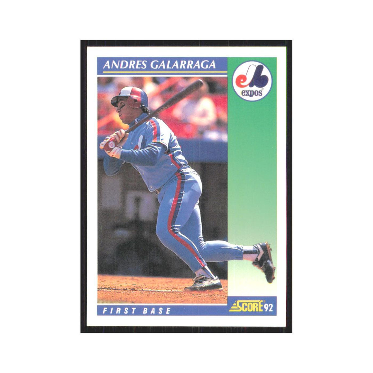 1992 Score Andres Galarraga Montreal Expos #35