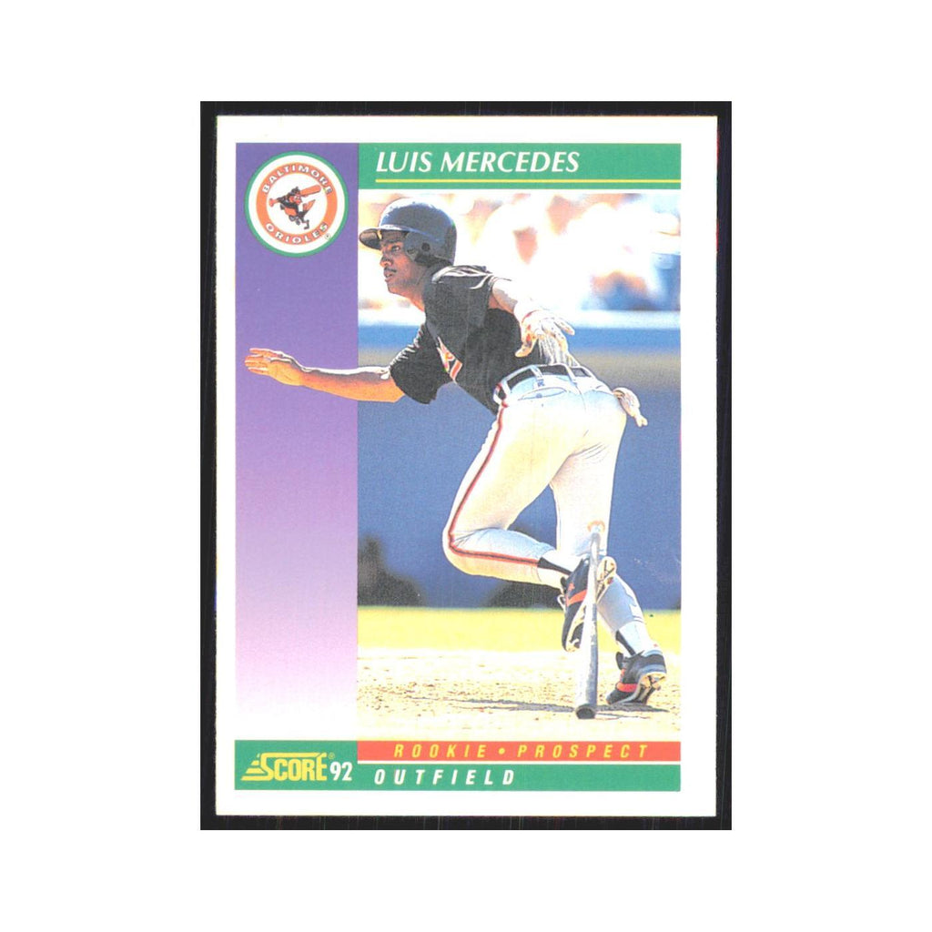 1992 Score Luis Mercedes RC Orioles #826