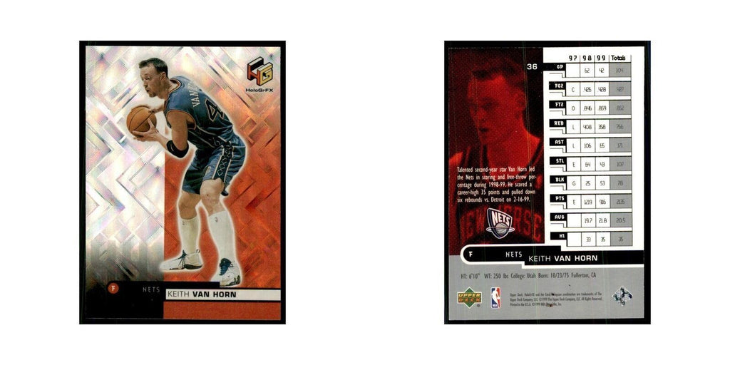 1999 Upper Deck HoloGrFX Keith Van Horn Nets #36