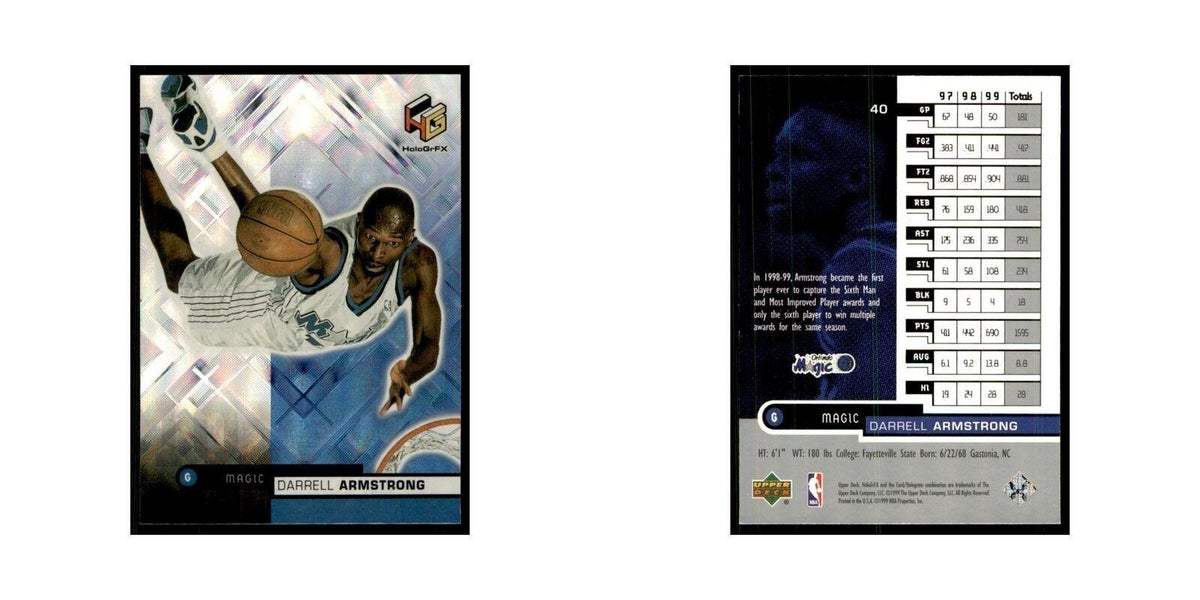 1999 Upper Deck HoloGrFX Darrell Armstrong Magic #40