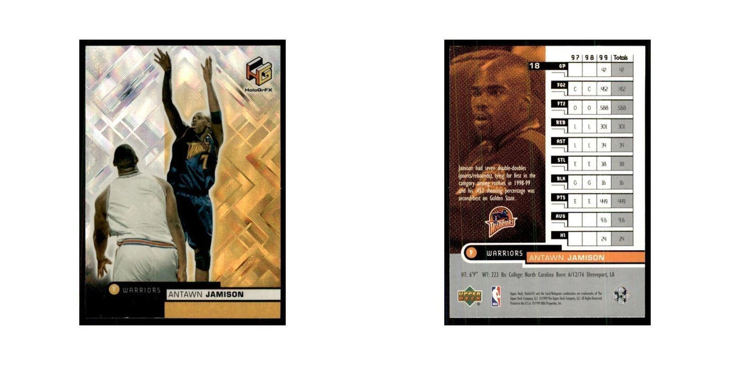 1999 Upper Deck HoloGrFX Antawn Jamison Golden State Warriors #18