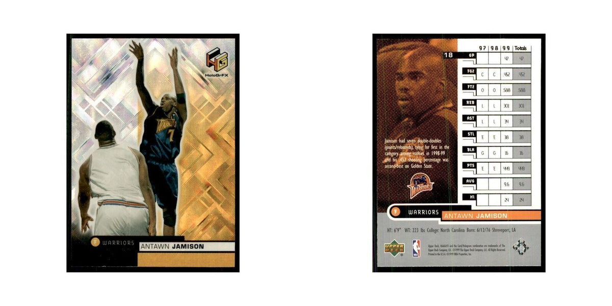 1999 Upper Deck HoloGrFX Antawn Jamison Golden State Warriors #18