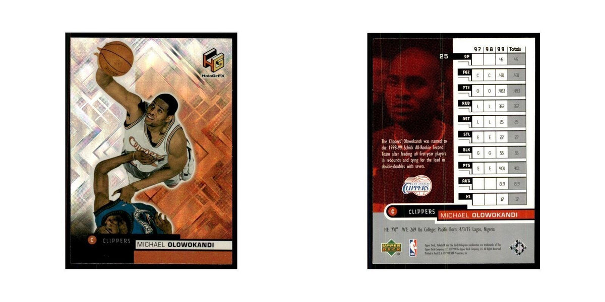 1999 Upper Deck HoloGrFX Michael Olowokandi Clippers #25