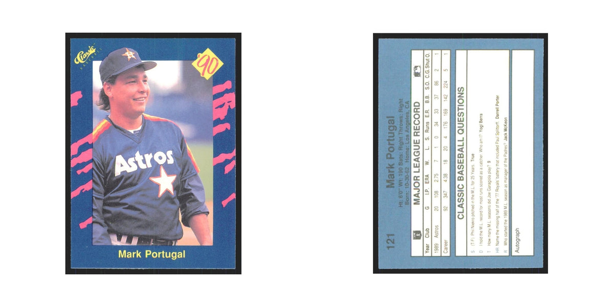 1990 Classic Mark Portugal Astros #121
