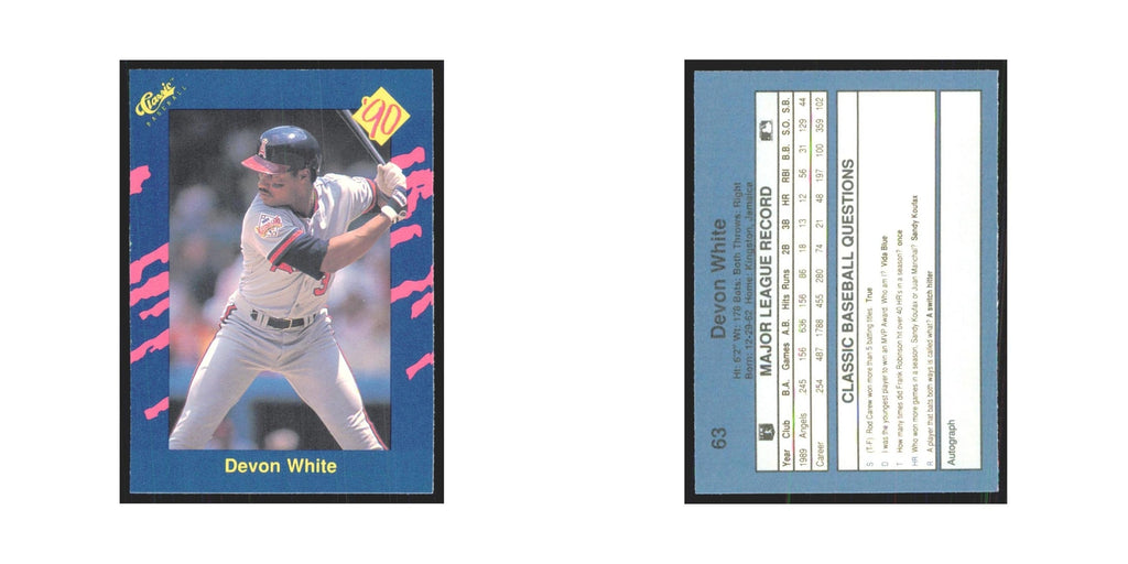 1990 Classic Devon White Angels #63