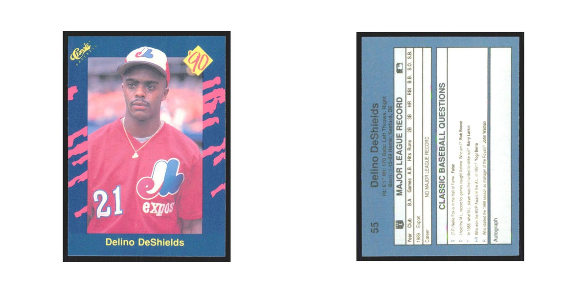 1990 Classic Delino Deshields Montreal Expos #55