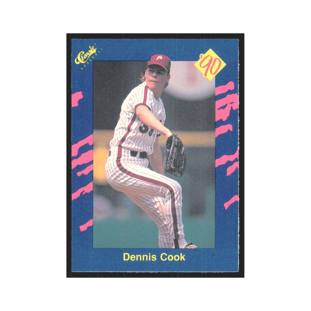 1990 Classic Dennis Cook Phillies #80