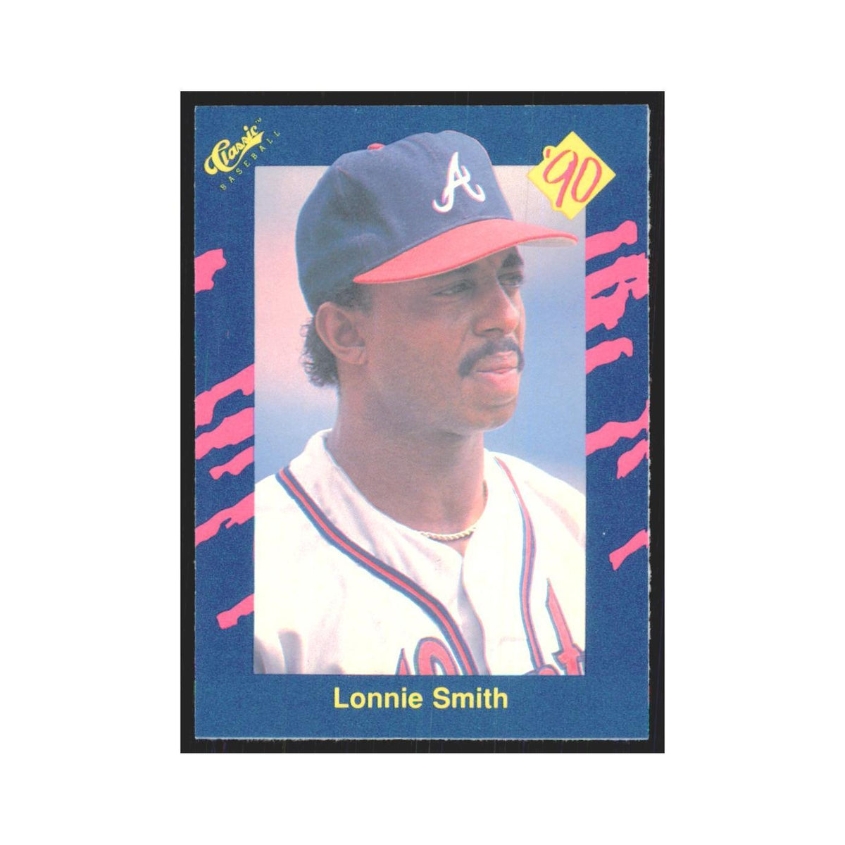 1990 Classic Lonnie Smith Braves #52
