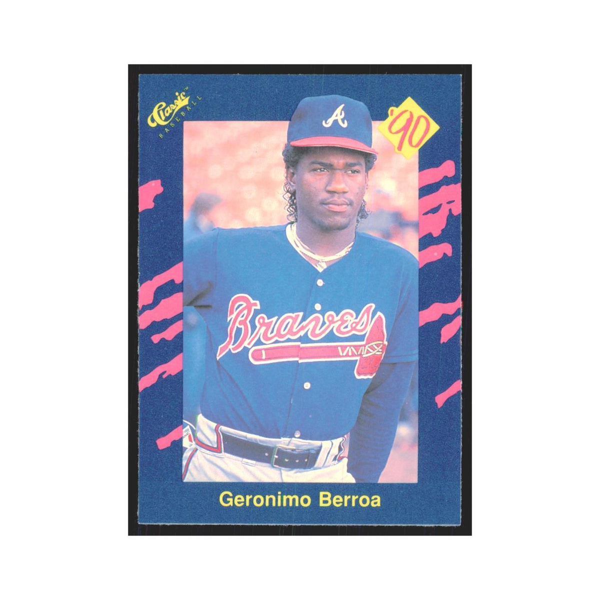1990 Classic Geronimo Berroa Braves #83